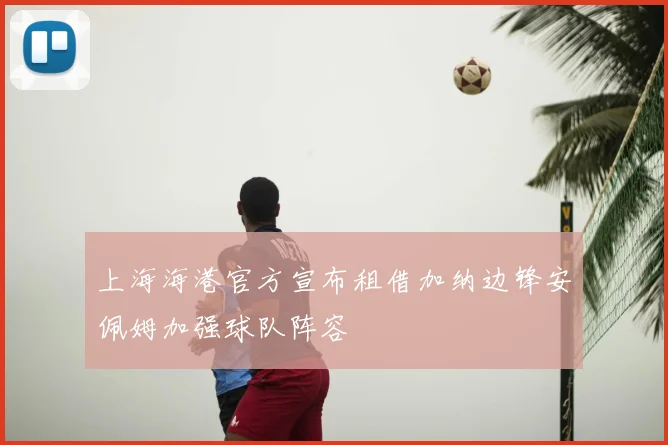 上海海港官方宣布租借加纳边锋安佩姆加强球队阵容