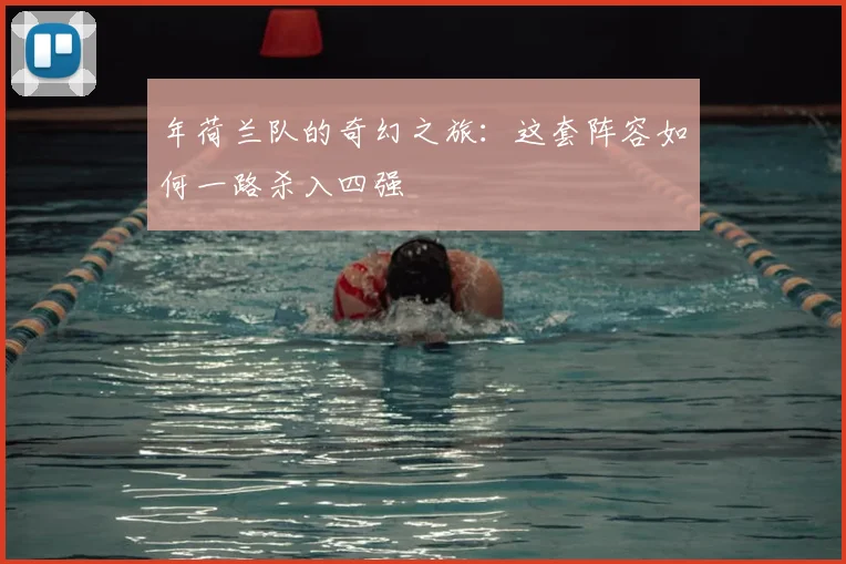 年荷兰队的奇幻之旅：这套阵容如何一路杀入四强