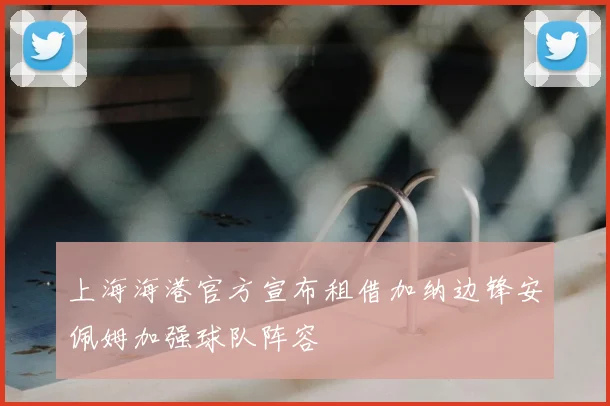 上海海港官方宣布租借加纳边锋安佩姆加强球队阵容