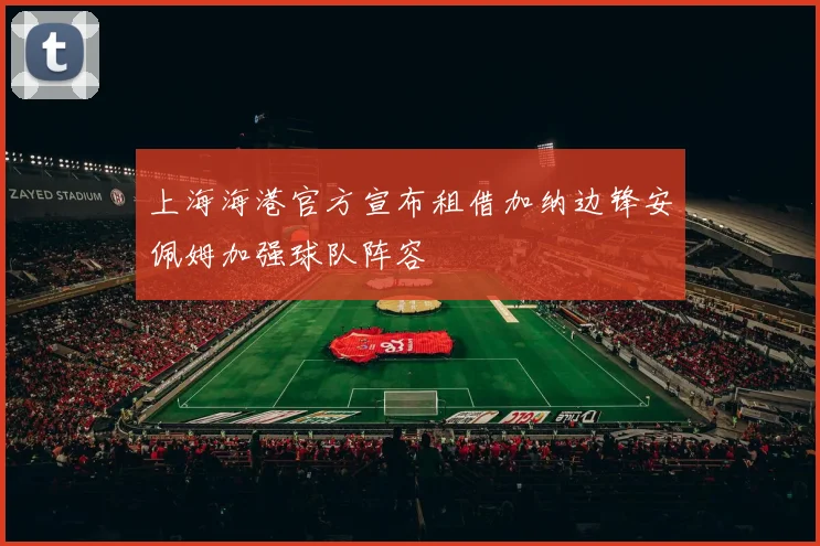 上海海港官方宣布租借加纳边锋安佩姆加强球队阵容