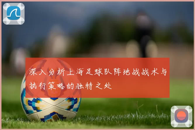 深入分析上海足球队阵地战战术与执行策略的独特之处