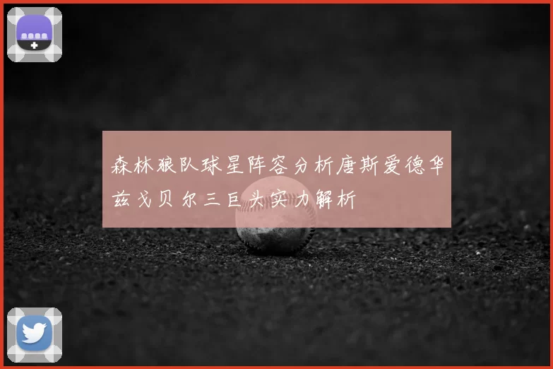 森林狼队球星阵容分析唐斯爱德华兹戈贝尔三巨头实力解析