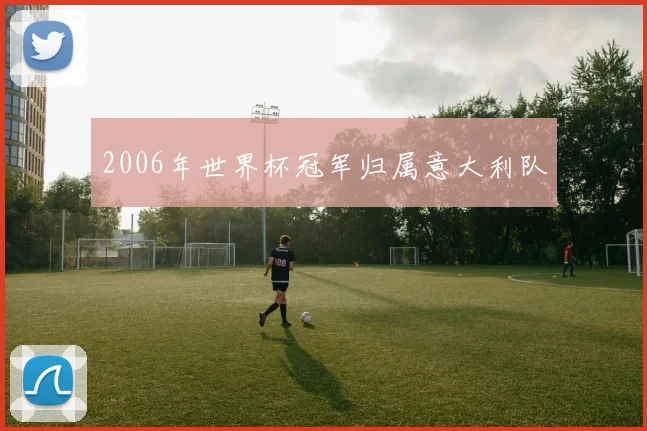 2006年世界杯冠军归属意大利队